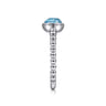 925 Sterling Silver Rock Crystal and Turquoise Bujukan Ring
