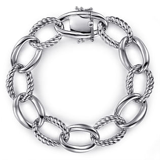 925-Sterling-Silver-Rope-Link-Chain-Bracelet1
