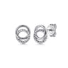 925 Sterling Silver Rope Stud Earrings