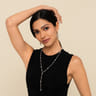 925 Sterling Silver Round Beads Necklace