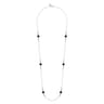 925 Sterling Silver Round Black Onyx Bujukan Necklace