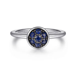 925-Sterling-Silver-Round-Blue-Sapphire-Cluster-Ring1