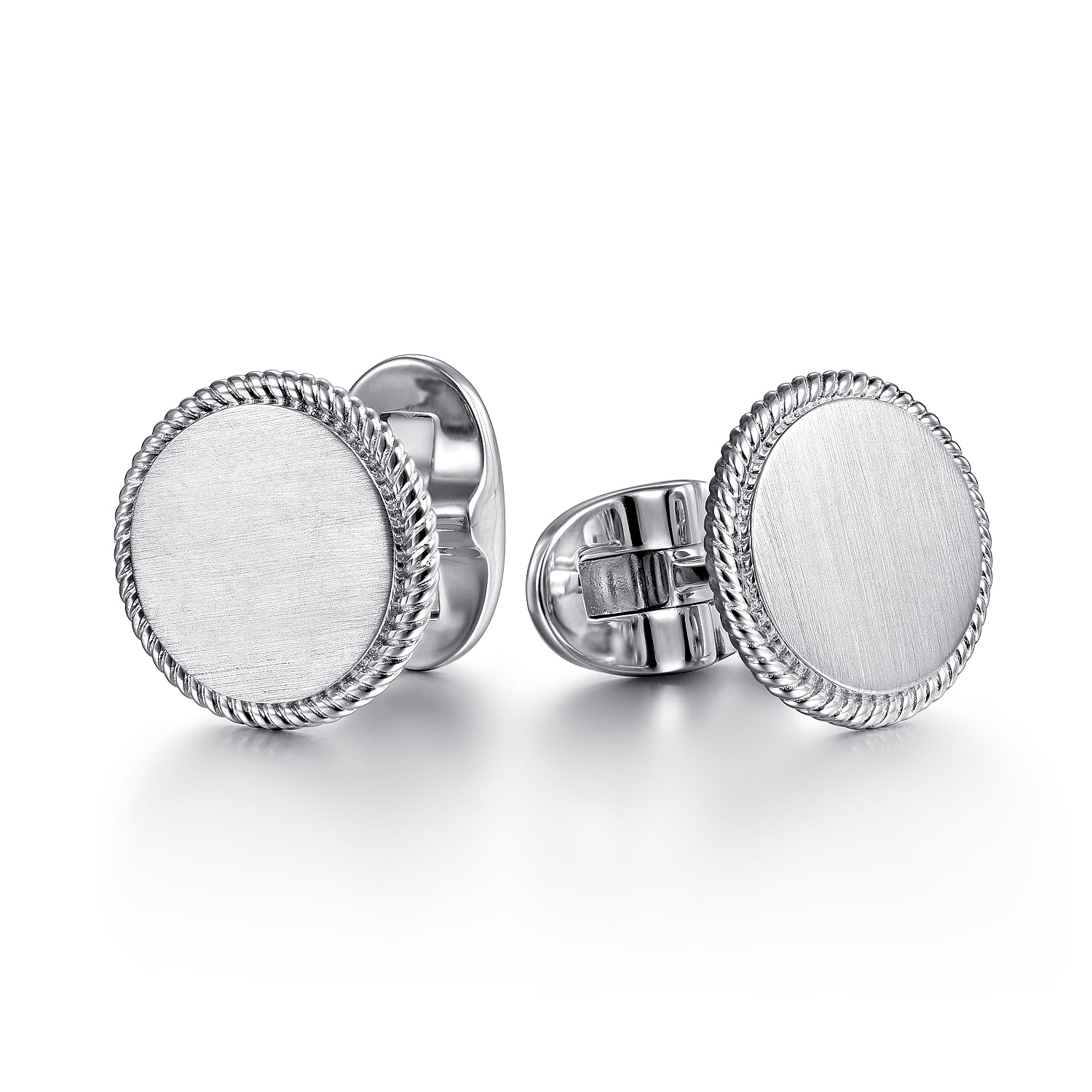 925-Sterling-Silver-Round-Cufflinks-with-Twisted-Rope-Trim1