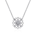 925-Sterling-Silver-Round-Filigree-White-Sapphire-Pendant-Necklace1