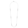 925 Sterling Silver Round Pearl Bujukan Necklace
