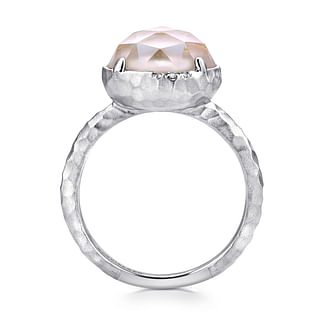 925-Sterling-Silver-Round-Rock-Crystal---Pink-Mother-of-Pearl-Doublet-and-Diamond-Ring2
