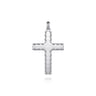 925 Sterling Silver Scalloped Cross Pendant