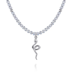 925-Sterling-Silver-Snake-Brownish-Moon-Stone-Bead-Pendant-Necklace1