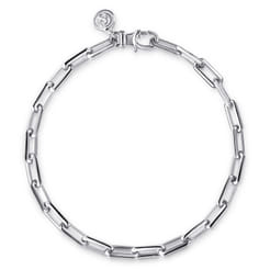 925 Sterling Silver Solid Chain Bracelet