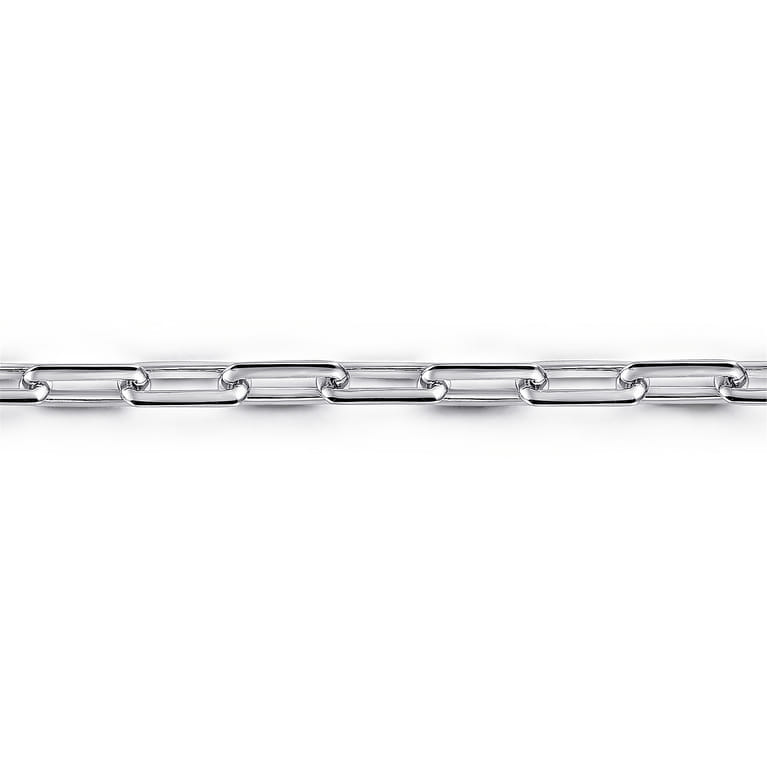 925 Sterling Silver Solid Chain Bracelet - Shot 2