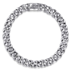 925 Sterling Silver Solid Cuban Link Chain Bracelet 8mm