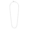 925 Sterling Silver Solid Paper Clip Chain Necklace