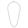 925 Sterling Silver Solid Paper Clip Chain Necklace