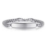 925 Sterling Silver Solid Round Box Chain ID Bracelet