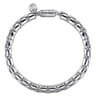 925 Sterling Silver Solid Tubular Chain Bracelet