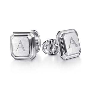 925 Sterling Silver Square Cufflinks