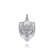 925 Sterling Silver St. Michael Dog Tag Pendant