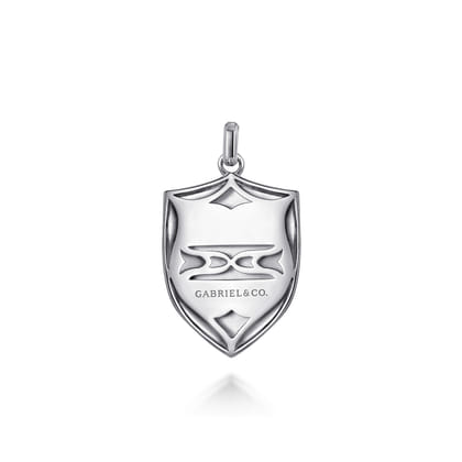 925 Sterling Silver St. Michael Dog Tag Pendant