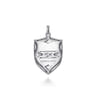 925 Sterling Silver St. Michael Dog Tag Pendant