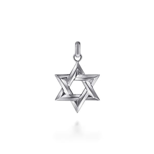 925 Sterling Silver Star of David Pendant