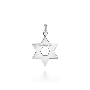 925 Sterling Silver Star of David Pendant