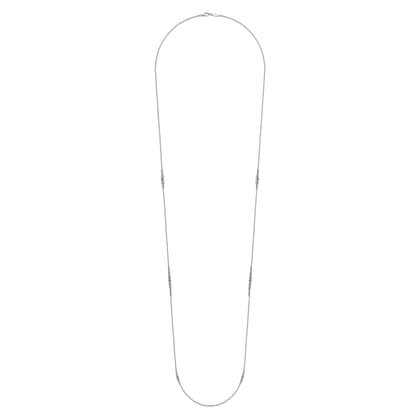 925 Sterling Silver Station Necklace