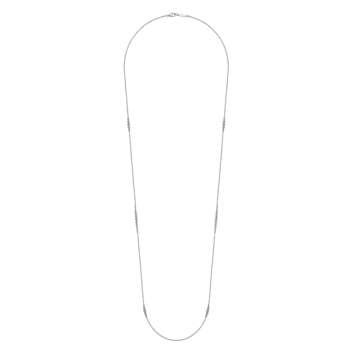925 Sterling Silver Station Necklace - Shot 2