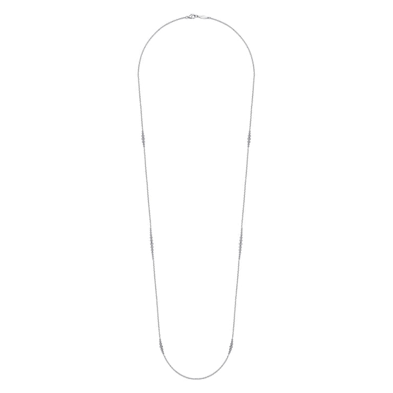 925 Sterling Silver Station Necklace - Shot 2