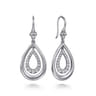 925 Sterling Silver Teardrop Earrings-Bujukan