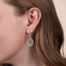 925 Sterling Silver Teardrop Earrings-Bujukan