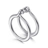 925 Sterling Silver Twisted Smart Ring Enhancer