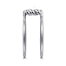 925 Sterling Silver Twisted Smart Ring Enhancer