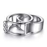 925 Sterling Silver Twisted Smart Ring Enhancer