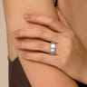 925 Sterling Silver Twisted Smart Ring Enhancer