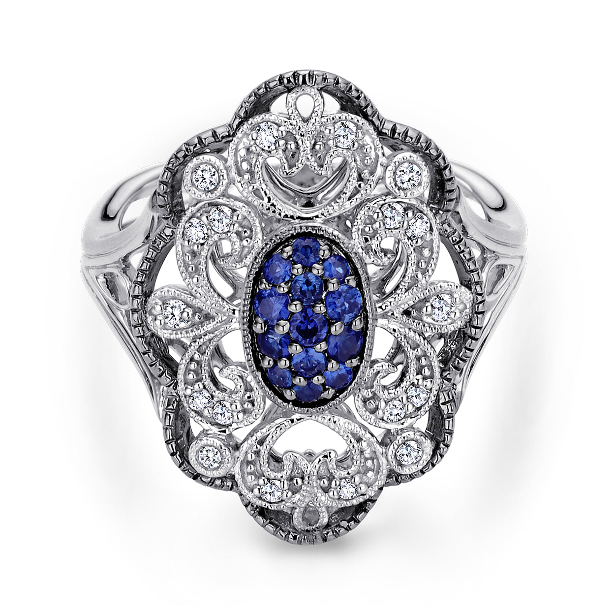 925 Silver Fashion Victorian [Ring Type]. SKU LR50137SVJMC 