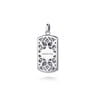 925 Sterling Silver Virgin Mary  Jesus Men's Pendant