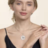 925 Sterling Silver White Sapphire Bujukan Aries Medallion Pendant With Detachable Bail