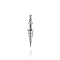 925-Sterling-Silver-White-Sapphire-Dagger-Pendant1