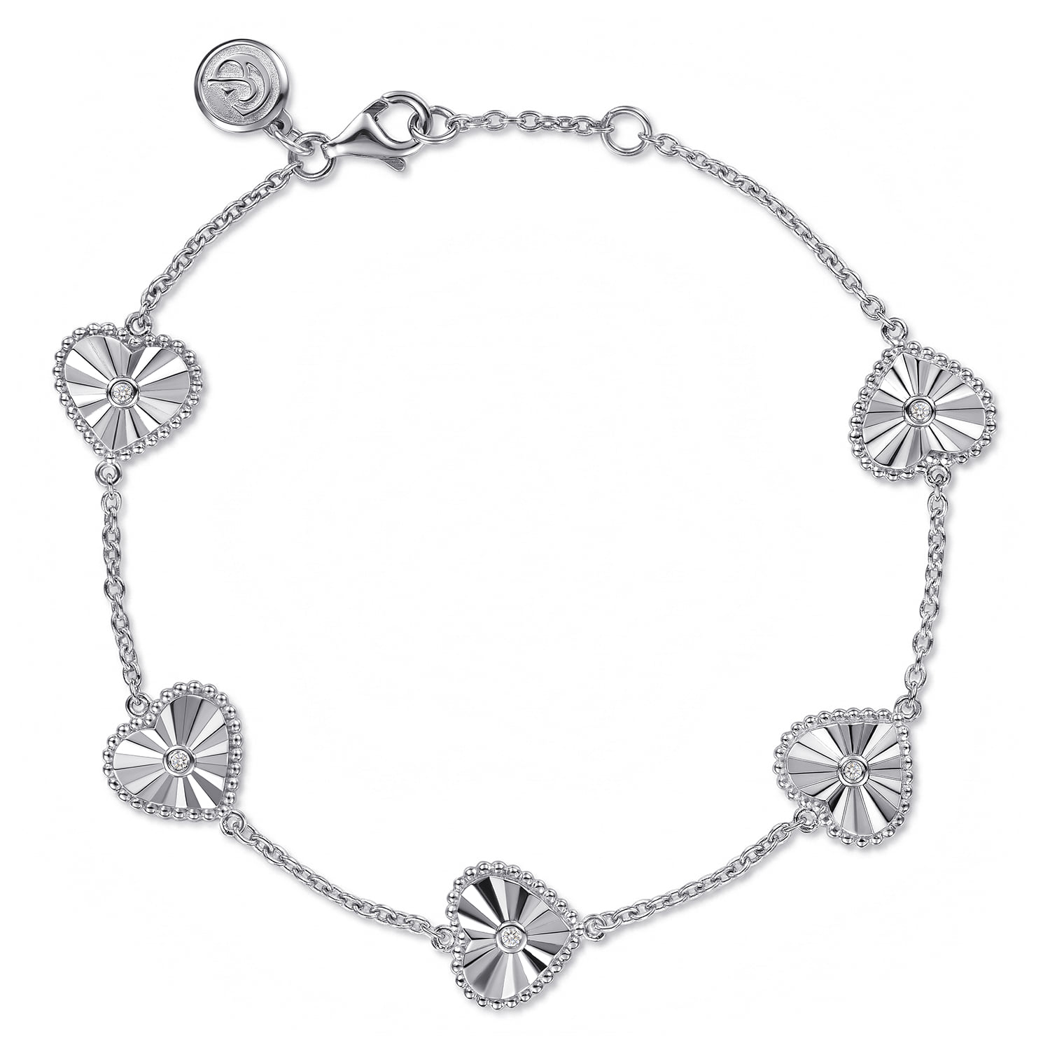 925 Silver Bujukan Station Bracelet. SKU: TB5452SVJWS | Gabriel & Co.