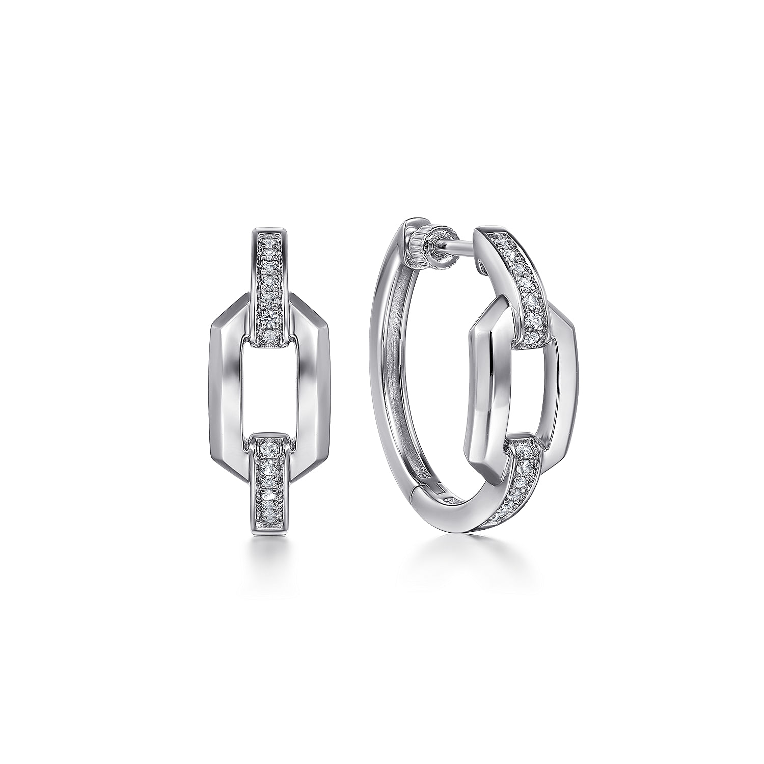925-Sterling-Silver-White-Sapphire-Link-Chain-Hoop-Earrings1