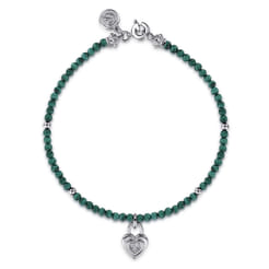 925-Sterling-Silver-White-Sapphire-Lock-and-Malachite-Bead-Bracelet1