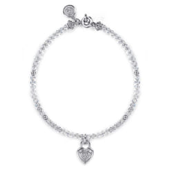 925-Sterling-Silver-White-Sapphire-Lock-and-Moon-Stone-Bead-Bracelet1