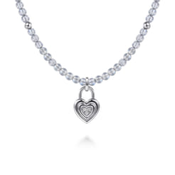 925-Sterling-Silver-White-Sapphire-Lock-and-Moon-Stone-Bead-Pendant-Necklace1