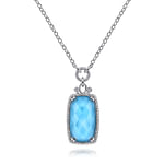 925-Sterling-Silver-White-Sapphire-and-Rock-Crystal-Turquoise-Pendant-Necklace1