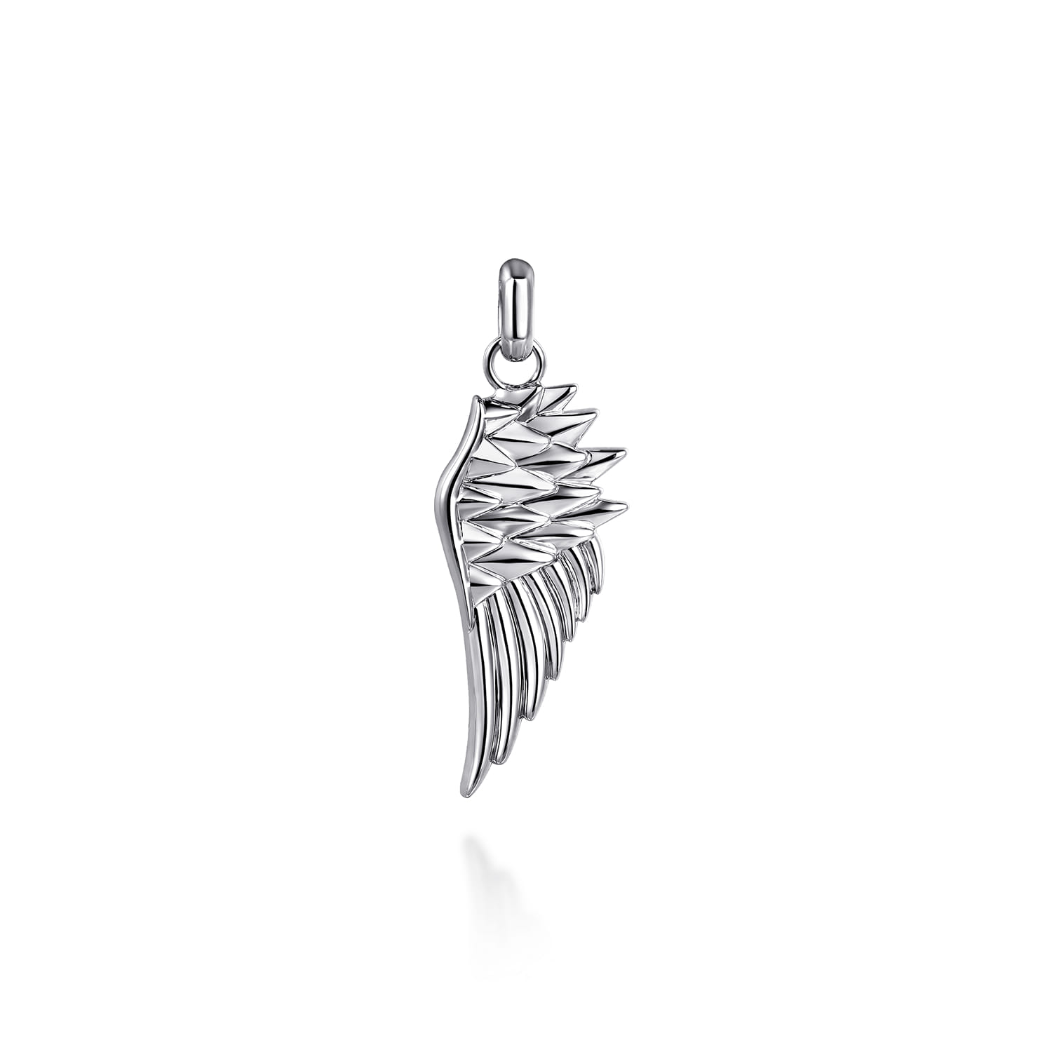 925 Sterling Silver Wing Pendant - Shot 1