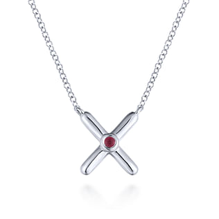 925-Sterling-Silver-X-Necklace-with-Ruby-Stone-Center1