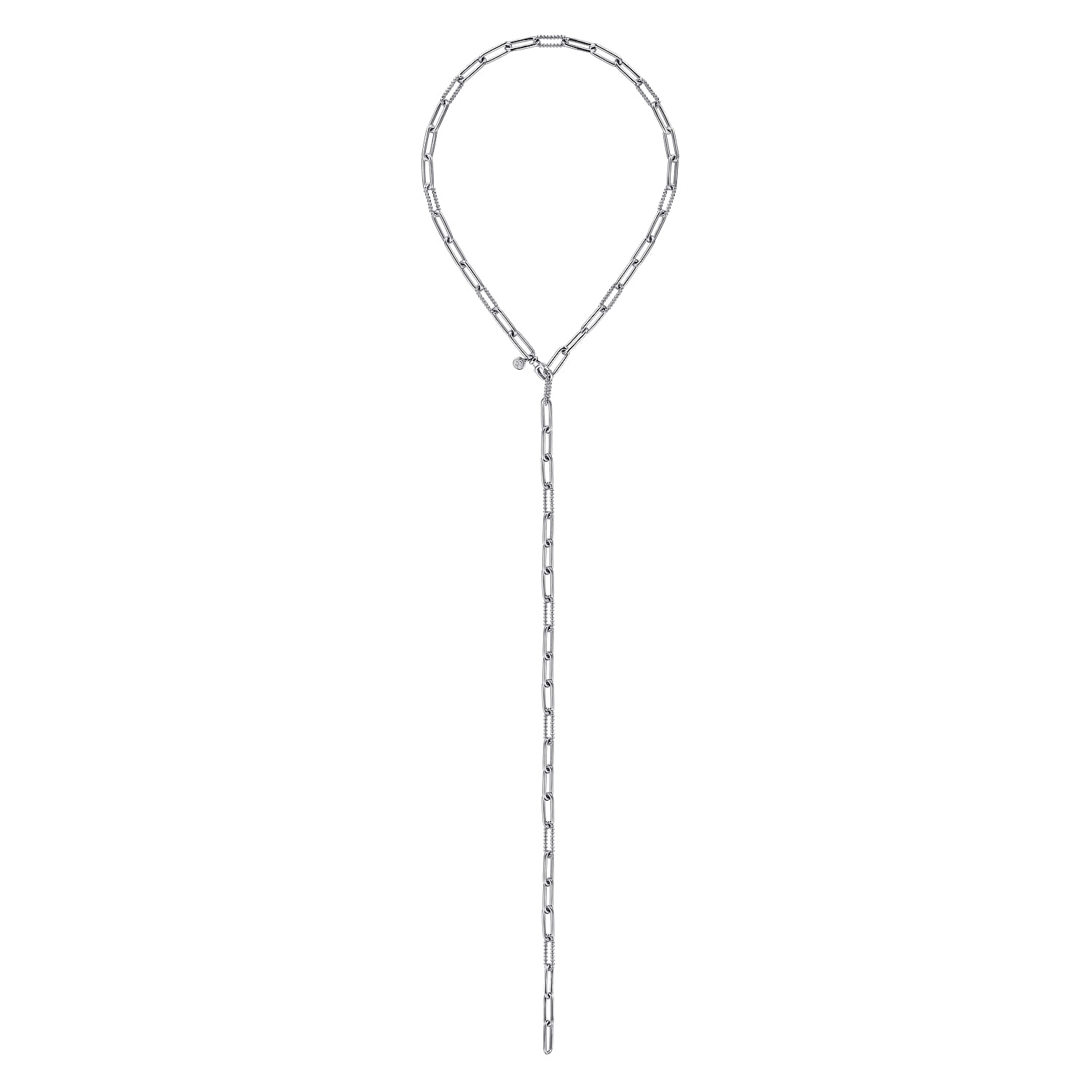 925 Sterling Silver Y Chain Necklace - Shot 2