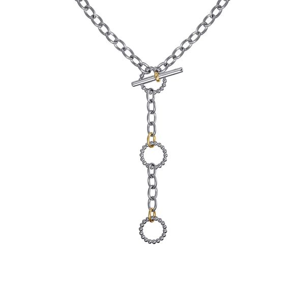 Silver and Gold Chain Necklace