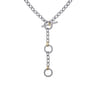 925 Sterling Silver and 14K Yellow Gold Bujukan Link Necklace