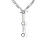 925 Sterling Silver and 14K Yellow Gold Bujukan Link Necklace